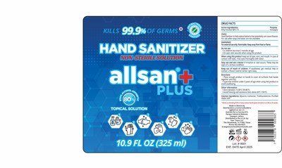 325ml (Allsan Plus Gel Antibacterial 325 mL)